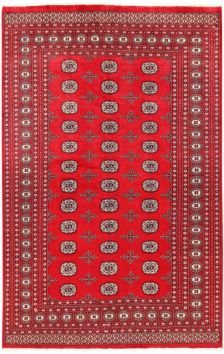Red Bokhara 6'  1" x 8'  10" - No. QA79187