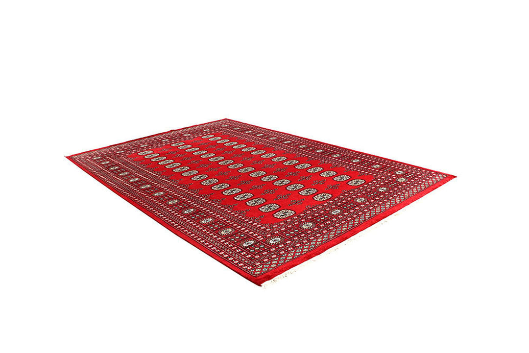 Red Bokhara 6'  1" x 8'  11" - No. QA15645