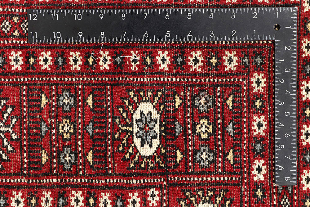 Red Bokhara 6' 1 x 8' 11 - No. 60123 - ALRUG Rug Store