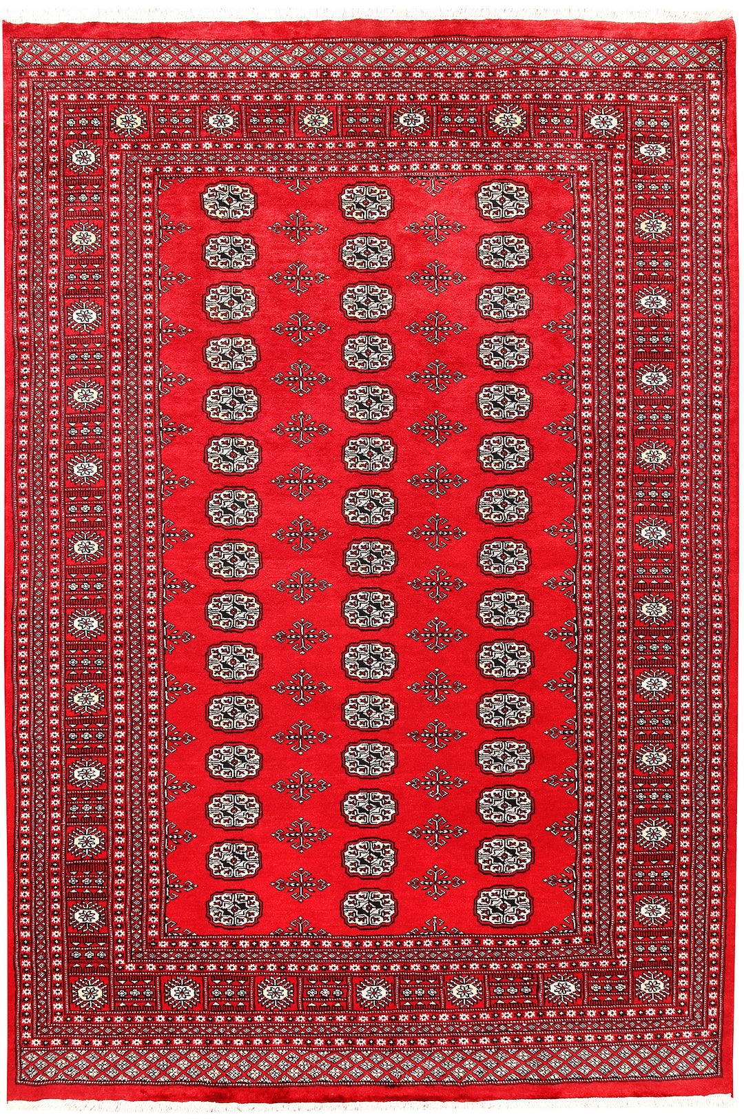 Red Bokhara 6' 1 x 8' 11 - No. 60123 - ALRUG Rug Store