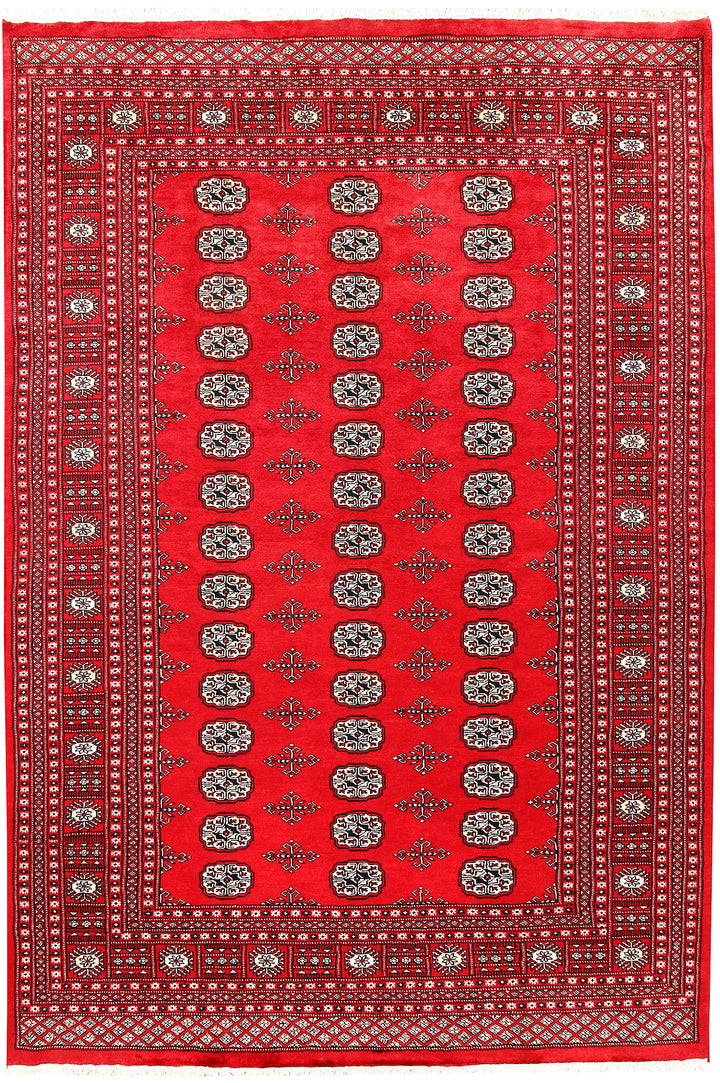 Red Bokhara 6' 1 x 8' 11 - No. 60123 - ALRUG Rug Store