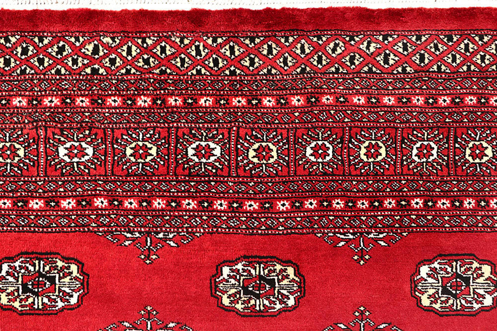 Crimson Bokhara 6' 1 x 9' 1 - No. 60125 - ALRUG Rug Store