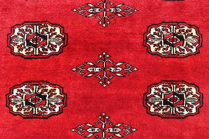 Crimson Bokhara 6' 1 x 9' 1 - No. 60125 - ALRUG Rug Store