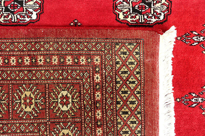 Crimson Bokhara 6'  1" x 9'  1" - No. QA26803