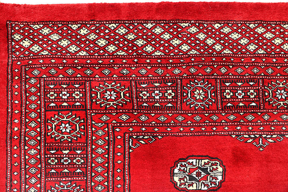 Red Bokhara 6' 2 x 9' 8 - No. 60126 - ALRUG Rug Store