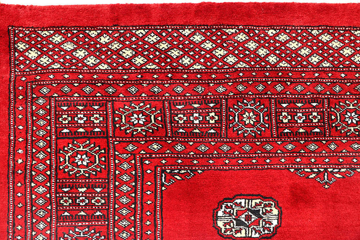 Red Bokhara 6' 2 x 9' 8 - No. 60126 - ALRUG Rug Store
