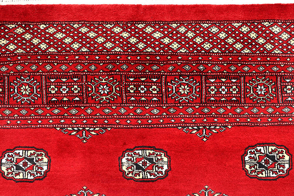 Red Bokhara 6' 2 x 9' 8 - No. 60126 - ALRUG Rug Store