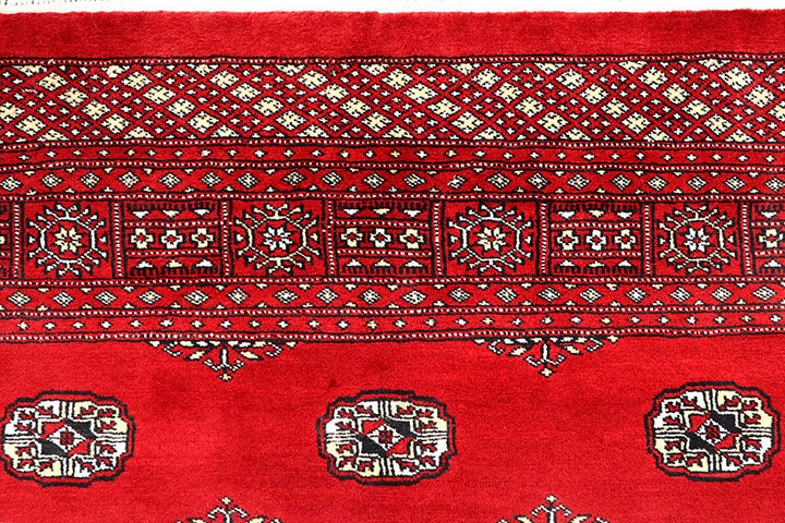 Red Bokhara 6'  2" x 9'  8" - No. QA55625