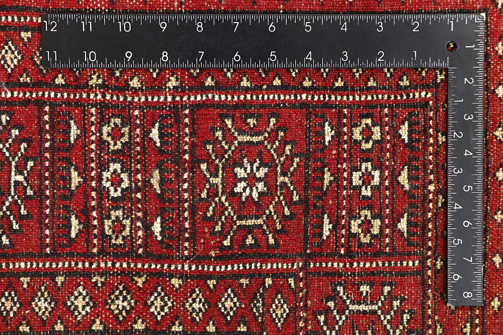 Red Bokhara 6' 2 x 9' 8 - No. 60126 - ALRUG Rug Store