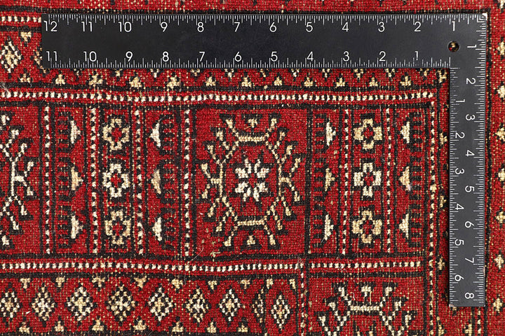 Red Bokhara 6' 2 x 9' 8 - No. 60126 - ALRUG Rug Store
