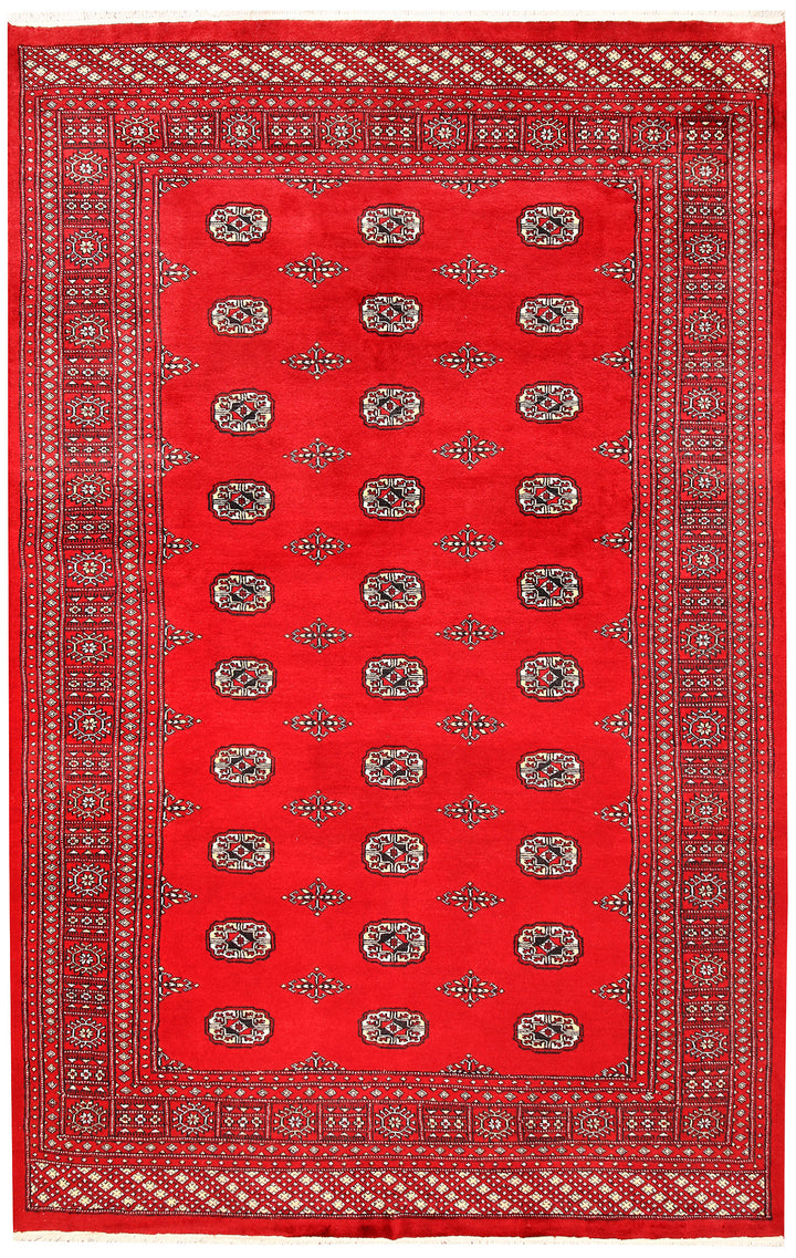 Red Bokhara 6' 2 x 9' 8 - No. 60126 - ALRUG Rug Store