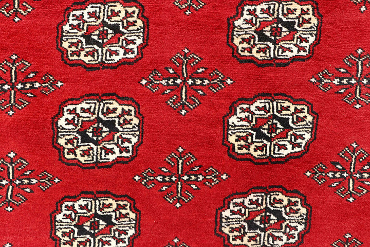 Red Bokhara 6' 9 x 8' 10 - No. 60127 - ALRUG Rug Store