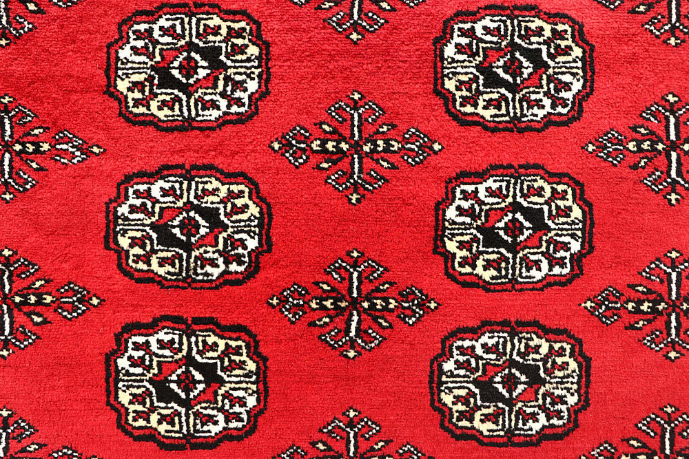 Red Bokhara 5' 11 x 9' 1 - No. 60128 - ALRUG Rug Store