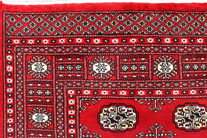 Red Bokhara 5' 11 x 8' 8 - No. 60130 - ALRUG Rug Store