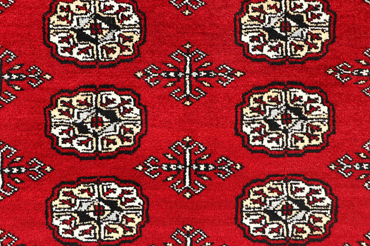 Red Bokhara 5' 11 x 8' 8 - No. 60130 - ALRUG Rug Store