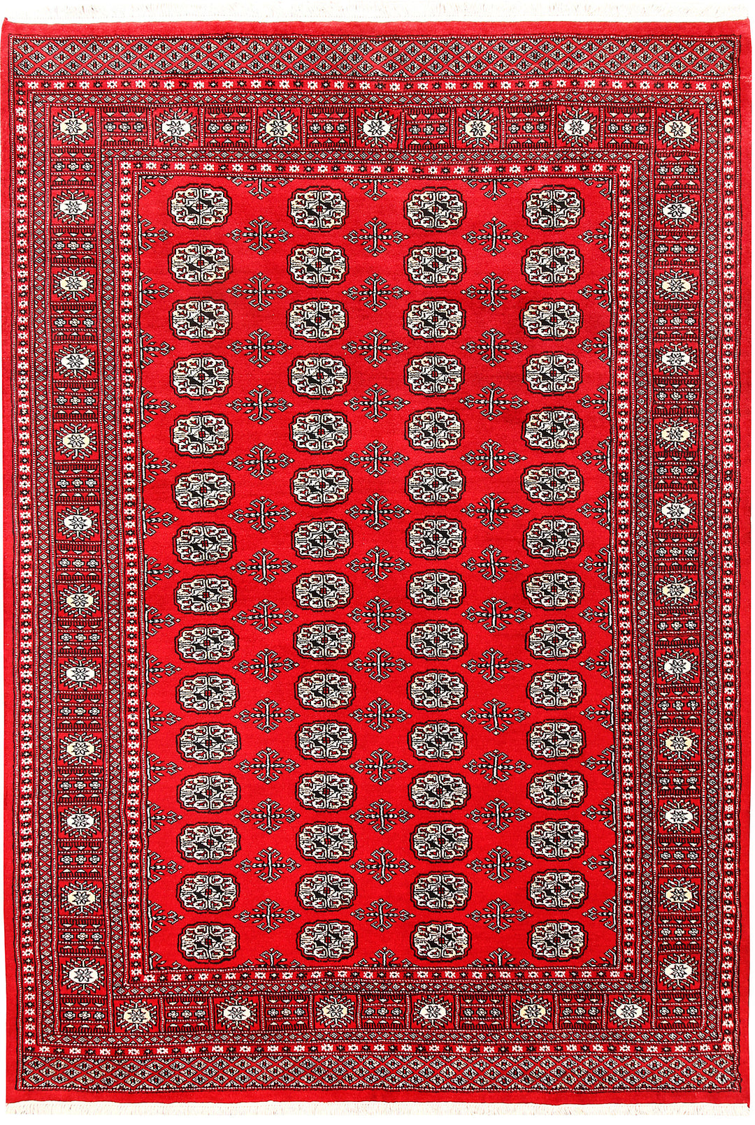 Red Bokhara 5' 11 x 8' 8 - No. 60130 - ALRUG Rug Store