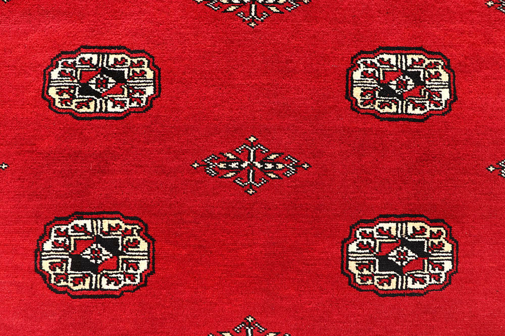 Red Bokhara 5' 11 x 9' 1 - No. 60132 - ALRUG Rug Store