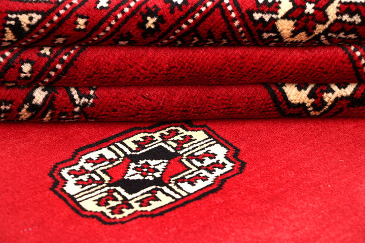 Red Bokhara 5' 11 x 9' 1 - No. 60132 - ALRUG Rug Store