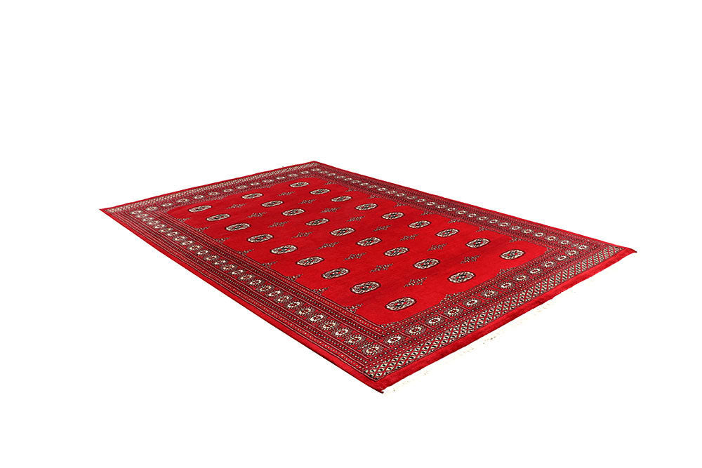 Red Bokhara 5' 11 x 9' 1 - No. 60132 - ALRUG Rug Store