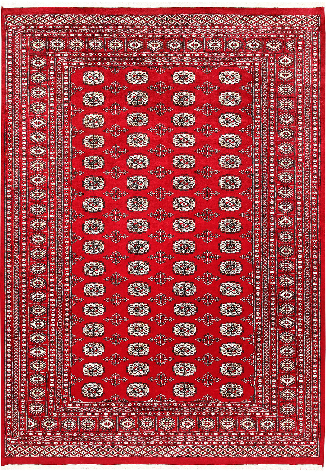 Red Bokhara 6' 2 x 8' 10 - No. 60133 - ALRUG Rug Store