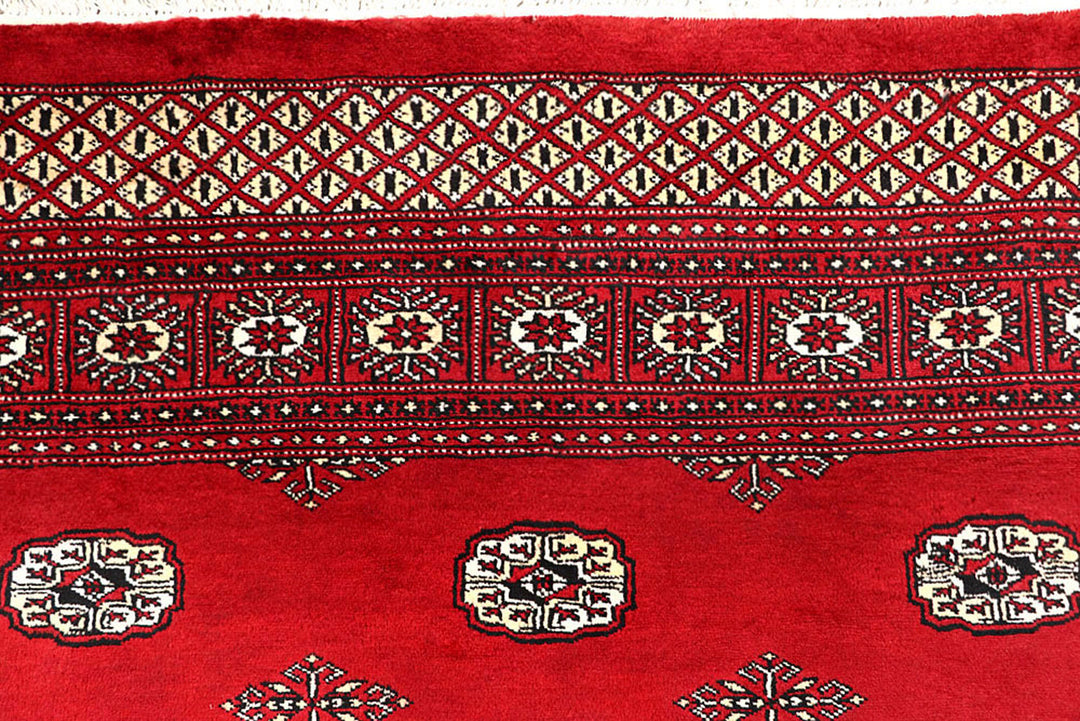 Red Bokhara 6'  2" x 9'  1" - No. QA17745