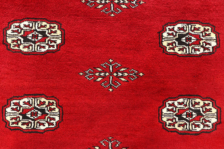 Red Bokhara 6' 2 x 9' 1 - No. 60135 - ALRUG Rug Store