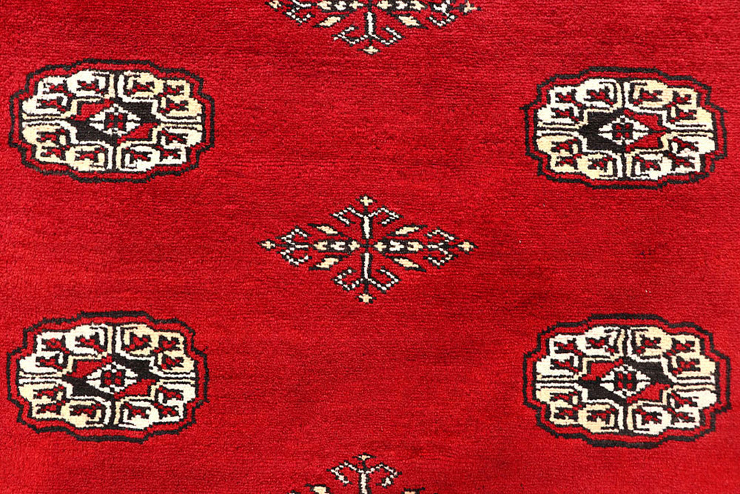 Red Bokhara 6'  2" x 9'  1" - No. QA17745