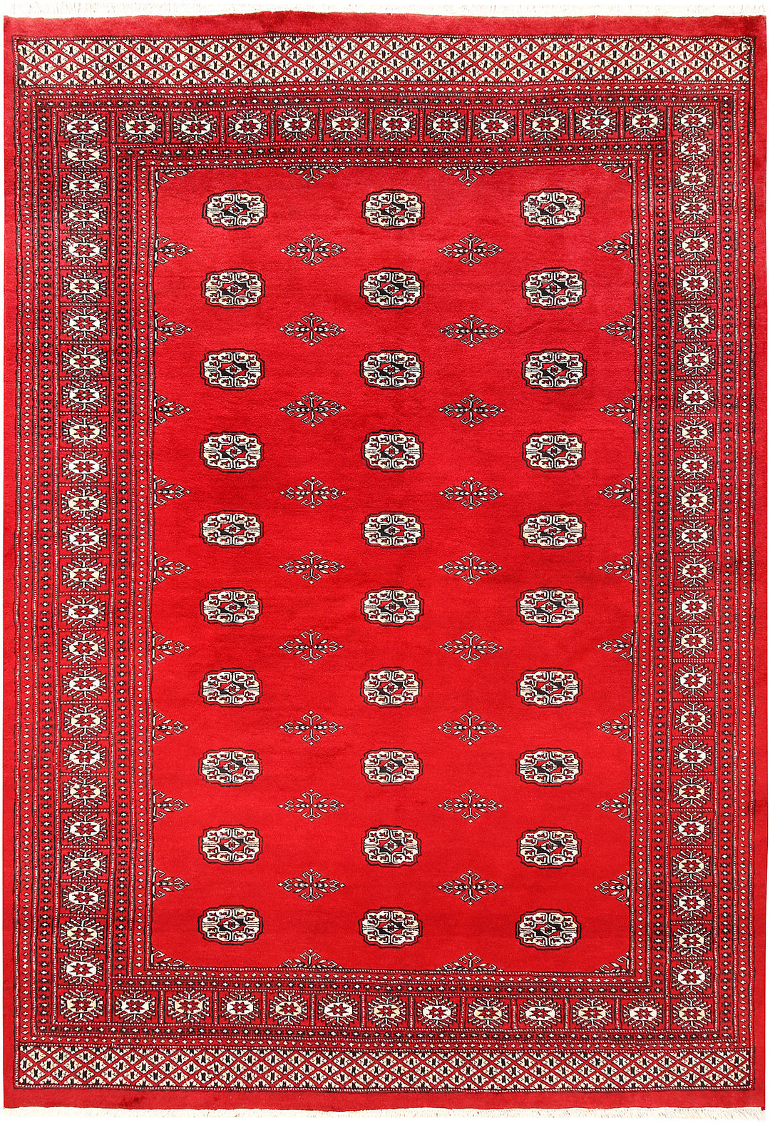 Red Bokhara 6' 2 x 9' 1 - No. 60135 - ALRUG Rug Store