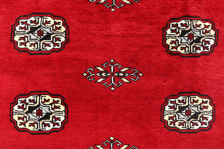 Red Bokhara 6' 1 x 9' 1 - No. 60136 - ALRUG Rug Store