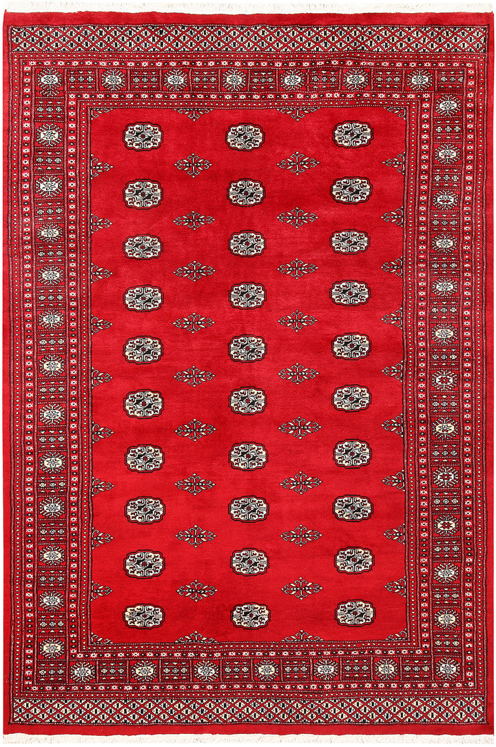 Red Bokhara 6' 1 x 9' 1 - No. 60136 - ALRUG Rug Store