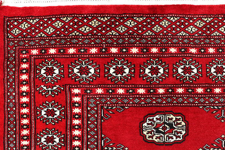 Red Bokhara 6' 1 x 9' 6 - No. 60137 - ALRUG Rug Store
