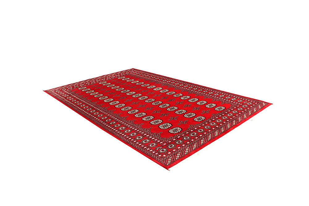 Red Bokhara 6' 1 x 9' 6 - No. 60137 - ALRUG Rug Store