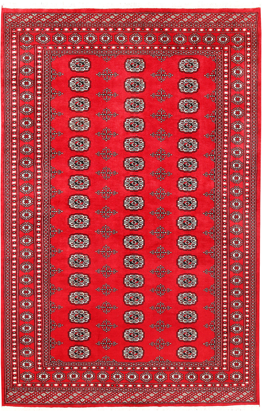 Red Bokhara 6' 1 x 9' 6 - No. 60137 - ALRUG Rug Store