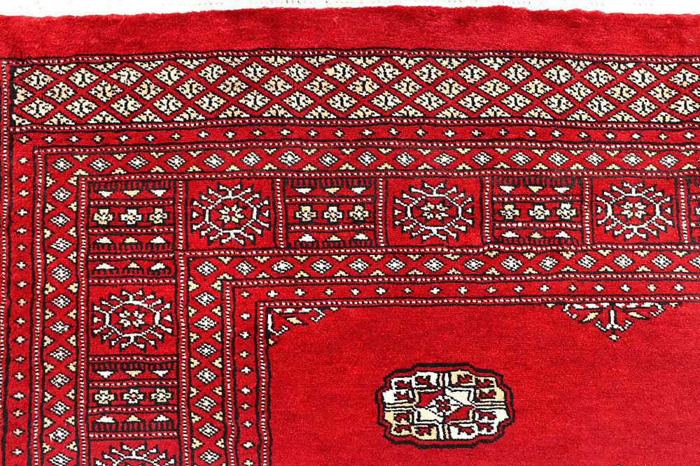 Red Bokhara 6' 3 x 9' 2 - No. 60138 - ALRUG Rug Store