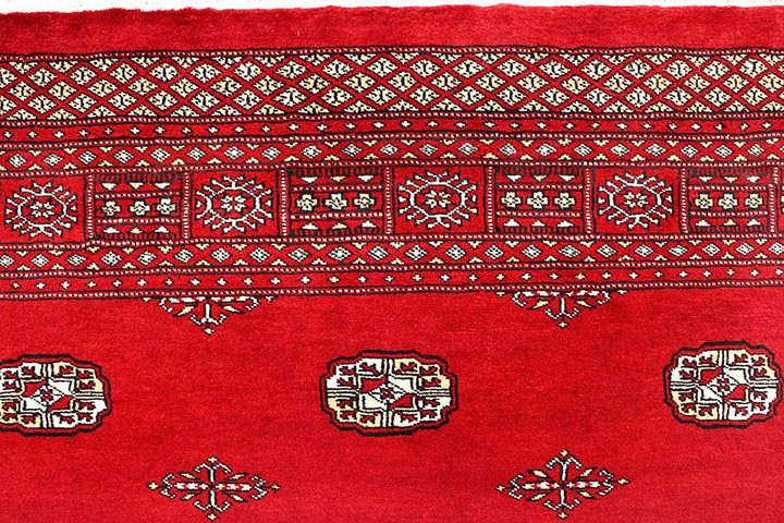 Red Bokhara 6' 3 x 9' 2 - No. 60138 - ALRUG Rug Store