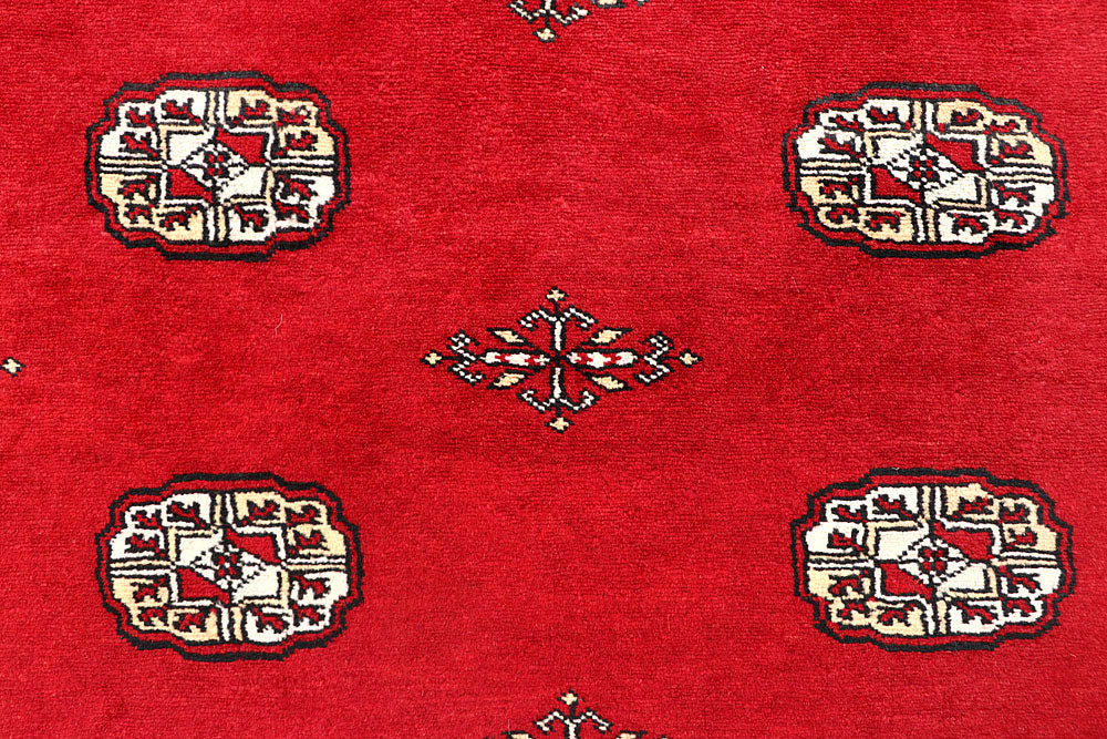 Red Bokhara 6' 3 x 9' 2 - No. 60138 - ALRUG Rug Store