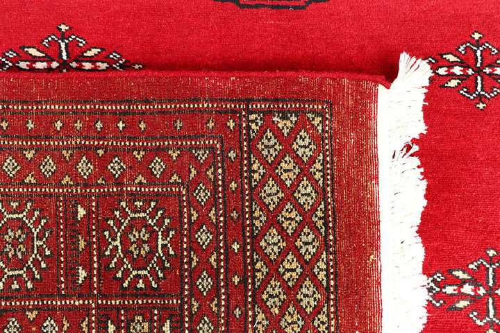 Red Bokhara 6' 3 x 9' 2 - No. 60138 - ALRUG Rug Store
