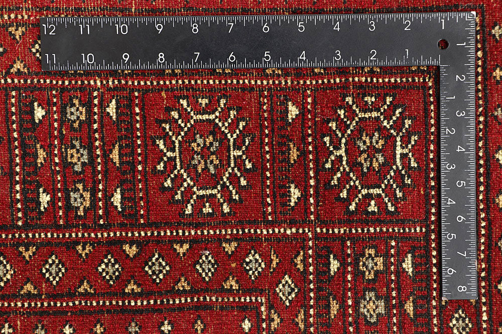 Red Bokhara 6' 3 x 9' 2 - No. 60138 - ALRUG Rug Store