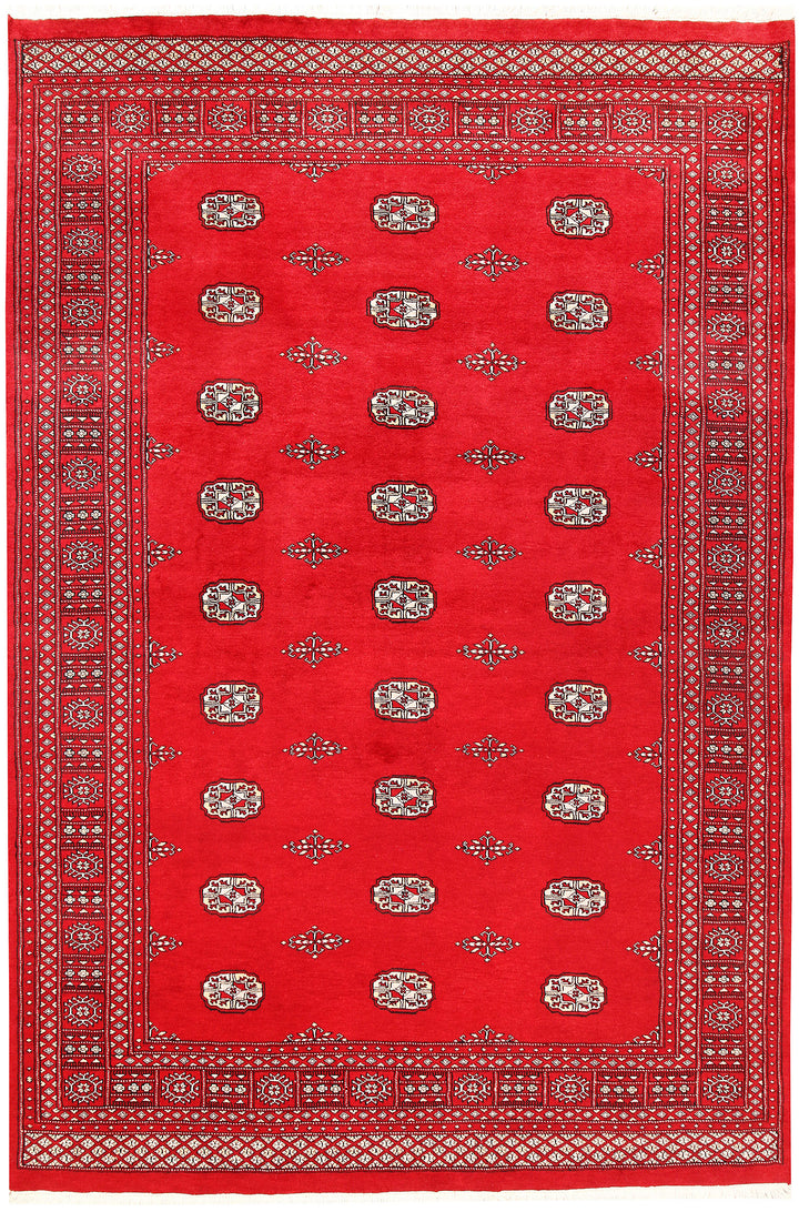 Red Bokhara 6' 3 x 9' 2 - No. 60138 - ALRUG Rug Store