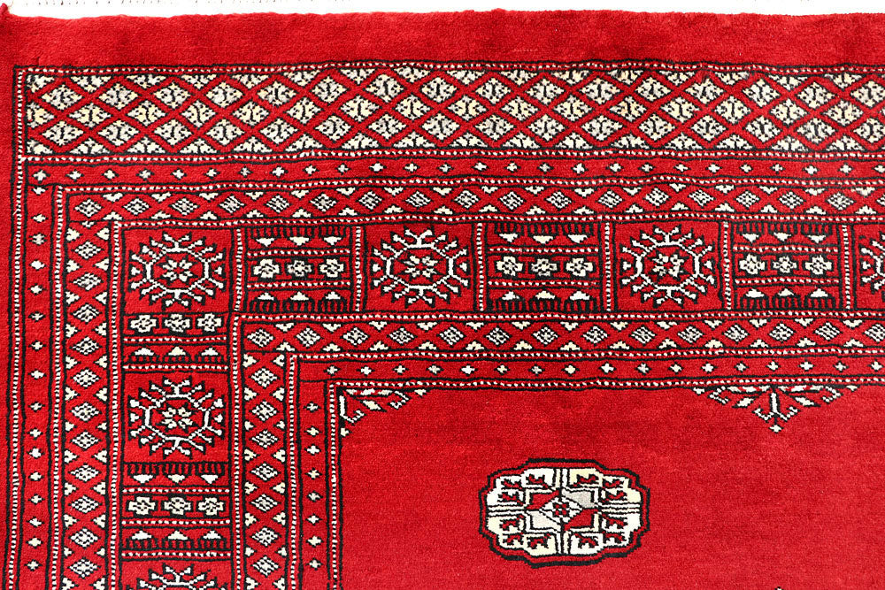 Red Bokhara 6' 2 x 9' 3 - No. 60139 - ALRUG Rug Store