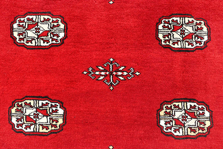 Red Bokhara 6' 2 x 9' 3 - No. 60139 - ALRUG Rug Store