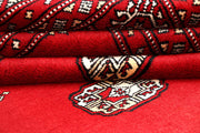 Red Bokhara 6' 2 x 9' 3 - No. 60139 - ALRUG Rug Store