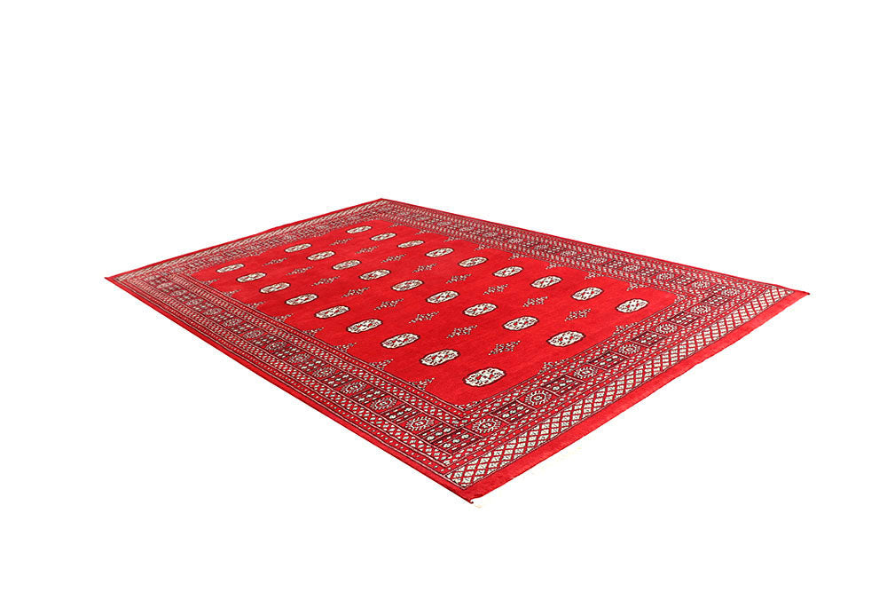 Red Bokhara 6' 2 x 9' 3 - No. 60139 - ALRUG Rug Store