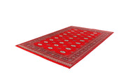 Red Bokhara 6' 2 x 9' 3 - No. 60139 - ALRUG Rug Store