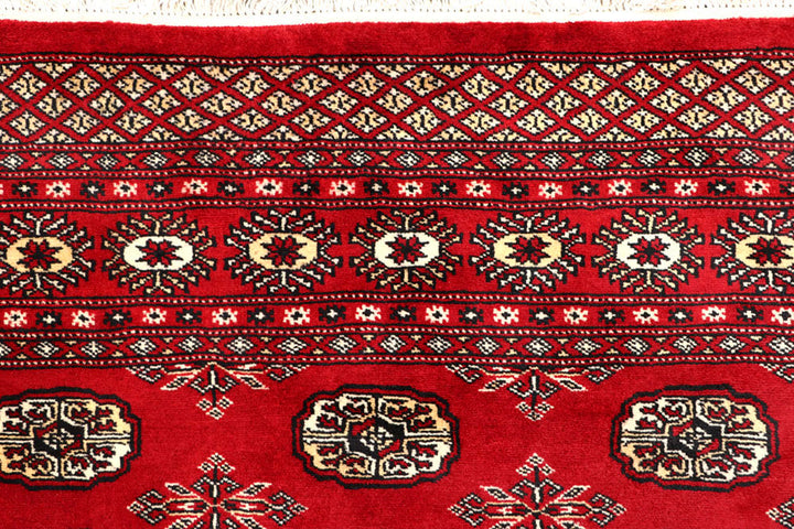 Red Bokhara 6' 2 x 8' 5 - No. 60140 - ALRUG Rug Store