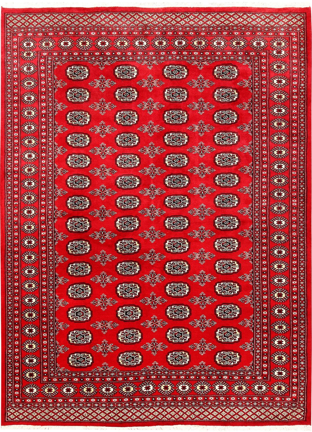 Red Bokhara 6' 2 x 8' 5 - No. 60140 - ALRUG Rug Store