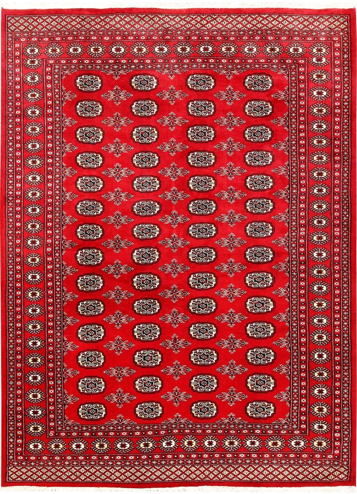 Red Bokhara 6' 2 x 8' 5 - No. 60140 - ALRUG Rug Store