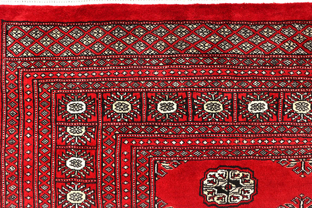 Red Bokhara 6' 4 x 9' 5 - No. 60141 - ALRUG Rug Store
