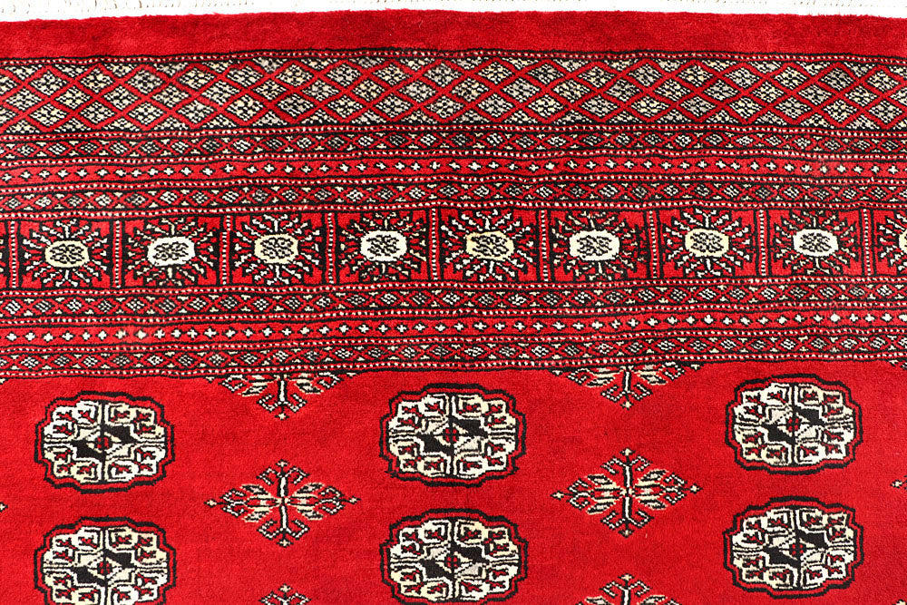 Red Bokhara 6' 4 x 9' 5 - No. 60141 - ALRUG Rug Store