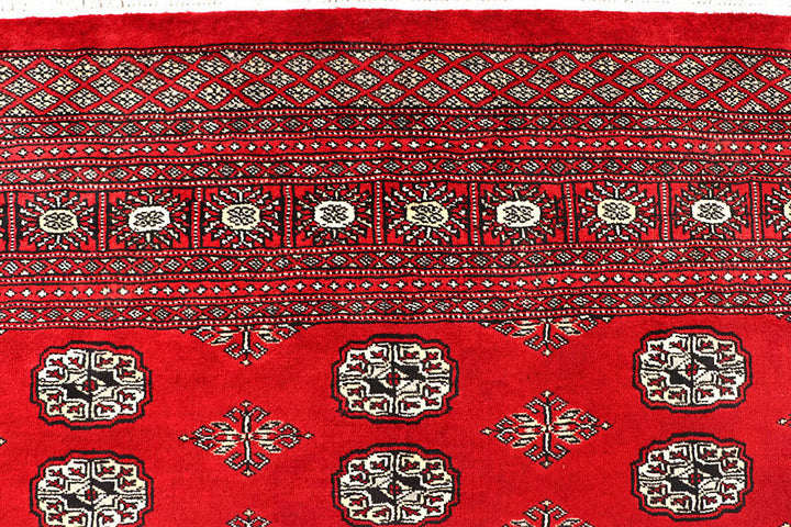 Red Bokhara 6' 4 x 9' 5 - No. 60141 - ALRUG Rug Store